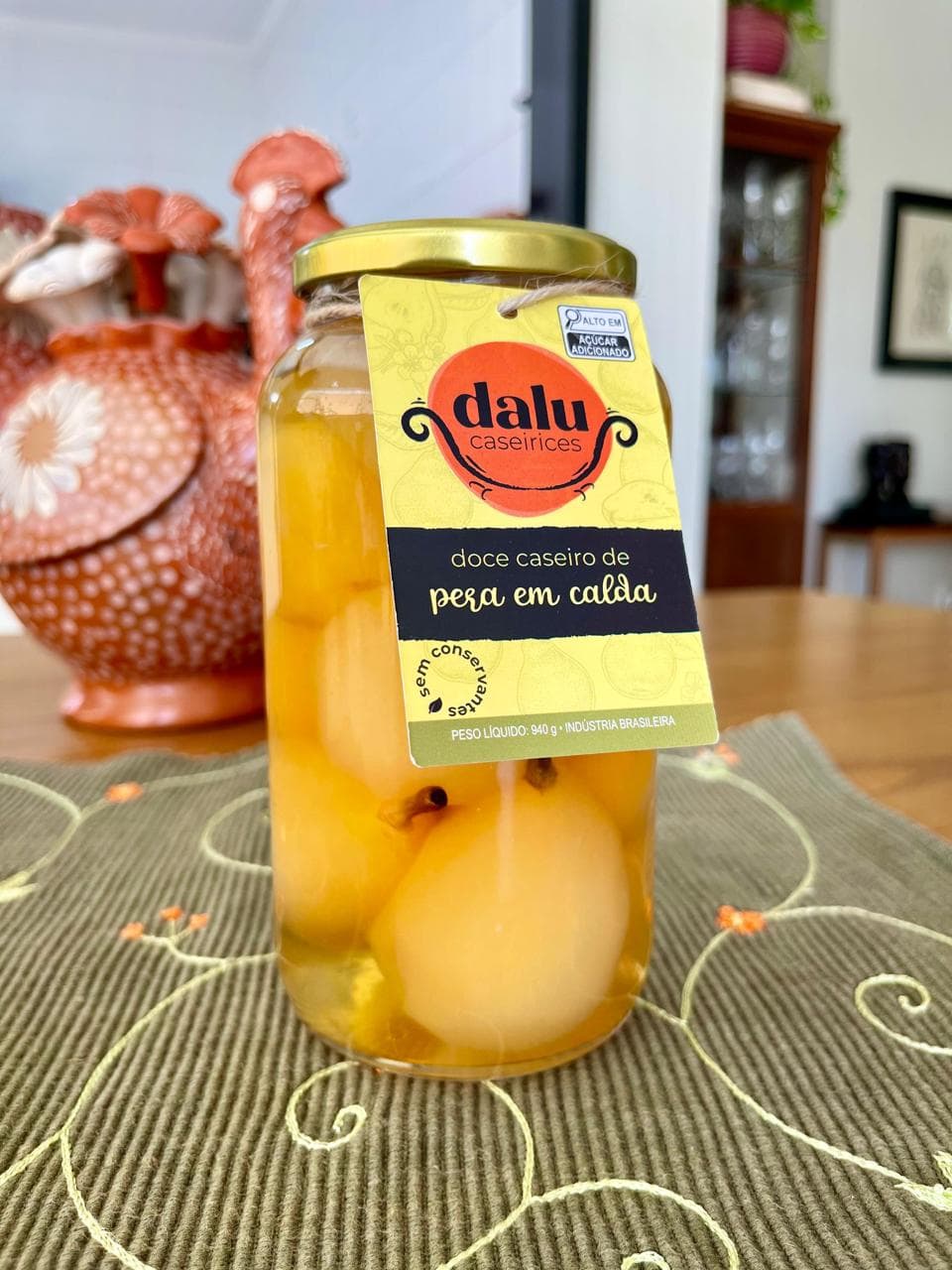 Pêra em calda